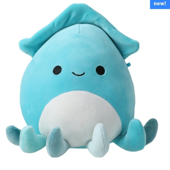 🐙 Squishmallows Sealife Squad 7.5" - Sky the Teal Squid NWT - Picture 5 of 5
